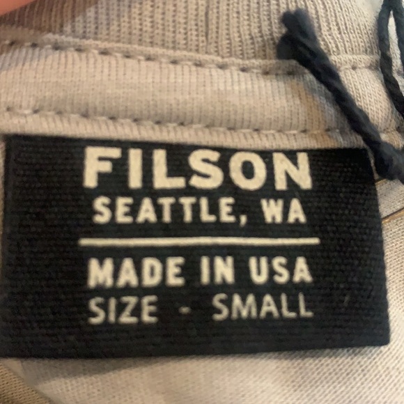 C.C. Filson S/S Lightweight Outfitter T-Shirt, NEW Limestone, Made in USA - Picture 5 of 5